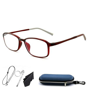老眼鏡おしゃれ メンズ レディース リーディンググラス老眼鏡 軽量眼鏡 お洒落老 眼鏡 ブルーライトカット老眼用メガネLH1001 (パープル, 3.0, 倍率)