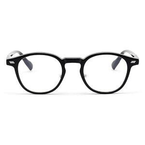 老眼鏡 おしゃれ ブルーライトカット レディース ボストン型 超軽量 レトロ 男女兼用 ラウンド シニア用 リーディンググラス ブラック +2.0 B1305