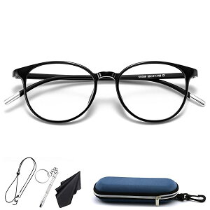 おしゃれ老眼鏡レディースメンズ ブルーライト老眼鏡 UVカットTR90 超軽量眼鏡 お洒落柔らかいフレーム 読書/DIY用 5点付属品セット (パープル, 3.5 倍率)