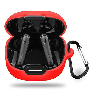 �Ή� Anker Soundcore Liberty 4 NC �P�[�X ���ɔ� �t��V���R���f�� LED�� �ϏՌ� �h�� �h�o �y�ʃf�U�C�� ���C�����X�[�d�Ή� ���h�~ �����h�~ �V���v���X���� �J���r�i�t��(���b�h)