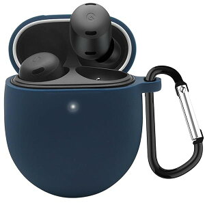 �y2023���ǃ��f���z Google Pixel Buds Pro �p �P�[�X �S�ʕی�J �V���R���ی�P�[�X Pixel Buds Pro case �L�Y�h�~ �ϏՌ� �����[�d�\ �y�� �J���r�i�t��(�u���[)