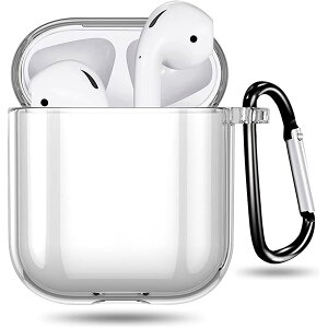 for AirPods �P�[�X TPU�f�� ���C�����X�[�d�\ �y�� �L�Y�h�~ �X���� �ϏՌ� �h�� �h�o �����h�~ �_�炩�� AirPods�p �ی�J�[�o �N���A