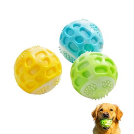 犬 おもちゃ ボール 噛む 中型犬 おもちゃ 頑丈 噛むおもちゃ 知育玩具 音の出るおもちゃ 噛んでも壊れない デンタルトイ 運動不足解消 大型犬 小型犬 弾力性 クリスマス プレゼント 3個セット