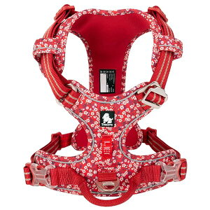 2020�V�^ ���p�n�[�l�X ���p���� �h�b�O �y�b�g�p�i �n�[�l�X 3M���ˍޗ� �P�� �i�C������ ���^���A���^���A��^���Ɍ��� �ʋC�� ���߉\ (L, Poppy Red)