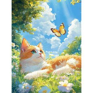 5D �_�C�������h�A�[�g �L �_�C�������h�A�[�g �L�b�g �G�� �Ő��̓��� �N���X�X�e�b�` �t���h���� �N���X�^�� ���C���X�g�[�� �h�J DIY �A�[�g �N���t�g �z�[�� �E�H�[���f�R 30x40 cm