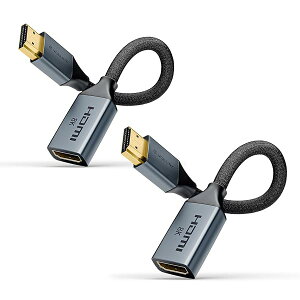 8K HDMI�����P�[�u��0.6�t�B�[�g�AHDMI 2.1�I�X-���X�A�_�v�^�����R�[�h�ATV�X�e�B�b�N�AHDTV�A�Q�[���@�A�m�[�gPC�Ή��A2�{