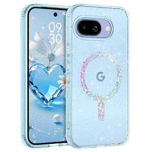 Google Pixel 9a 6.3�C���` ��p �P�[�X �J�o�[ ���� �O���b�^�[ �u���[ ���F �N���A �b�ϏՌ� �}�O�Z�[�t�Ή� �}�O�l�b�g�� �b���C�����X�[�d ���S�Ή� & �ČRMIL�K�i �b���΂ݖh�~ ������ ������ 