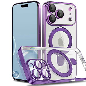 iPhone 17 Pro p P[X MagSafeΉ Ot NA bLH Jo[ ԍڃz_[Ή @\ Yی ^y ϏՌ\ _炩TPU ACtH17 Pro p CJo[ NAP[X