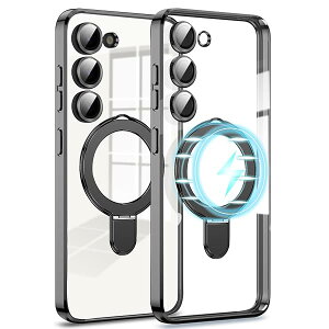 Samsung Galaxy S24 p P[X Ot MagSafeΉ NA bLH Jo[ ԍڃz_[Ή @\ Yی ^y ϏՌ\ _炩TPU ACtHS24 p CJo[ NAP[