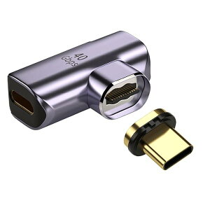40Gbps USB4 Type C ���C�R�l�N�^ �I�X-���X 90�x ���E�p�x 100W �d���f�[�^ 8K �r�f�I�A�_�v�^�[ �m