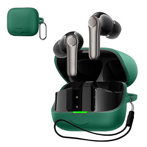 For Earfun Air Pro 4+ �P�[�X �J�o�[ Earfun Air Pro 4+ �p �V���R�� �P�[�X �ϏՌ� �h���h�o �E�H�b�V