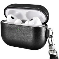 AirPods Pro 3 用ケース 本革レザーケース (2025年9月発売専用) 耐衝撃 落下防止 エアーポッズ プ