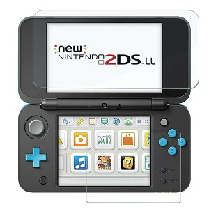 New �j���e���h�[2DS LL��p �t���ی�t�B���� �K���X�� ���ȋz�� �L�Y�C�� �w��h�~ �Ռ��z��