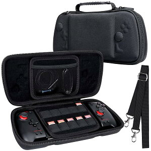 Hori �O���b�v�R���g���[���[ for Nintendo Switch ��p���[�P�[�X �V�����_�[�X�g���b�v�t�� �u��