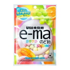 味覚糖　e-maのど飴袋カラフルフルーツチェンジ　50G×6個×2セット