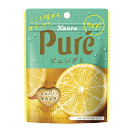 カンロ　ピュレグミ　レモン味　56g×6個×2セット　/ 果肉食感 / 甘ずっぱさ / コラーゲン、ビタミンC入り / ジッパー付き