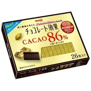 明治　チョコレート効果カカオ86％26枚入り　130g×48個