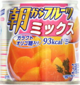 はごろもフーズ　ハゴロモ朝からフルーツミックスM2　190g×24個　【送料無料】 みかん・パインアップル・黄桃が入っています。オリゴ糖を添加したシラップ漬けです。
