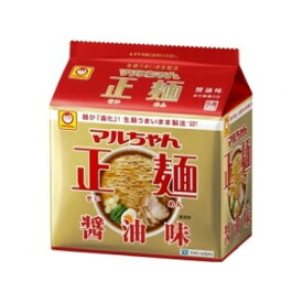 東洋水産　マルちゃん正麺　醤油味　5食入×6個