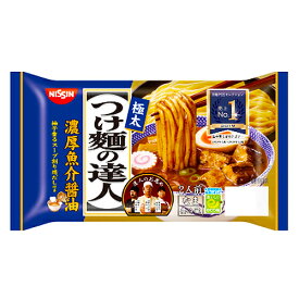 日清食品 つけ麺の達人 濃厚魚介醤油 2人前 396gx16個【送料無料】【冷蔵商品】