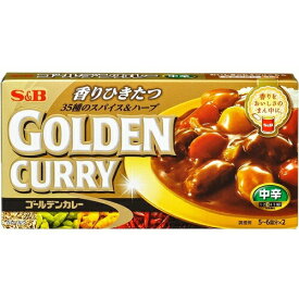 エスビー食品 S＆B ゴールデンカレー中辛198G×20個