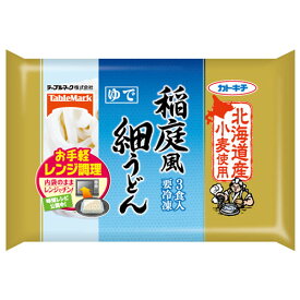 テーブルマーク　北海道産小麦使用　稲庭風細うどん3食×12個 【冷凍食品】