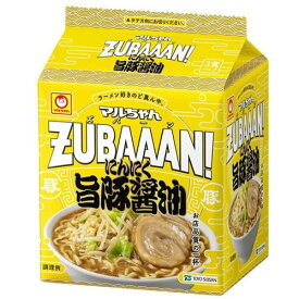 東洋水産　マルちゃんZUBAAAN! にんにく旨豚醤油 （3食パック）×9個【送料無料】