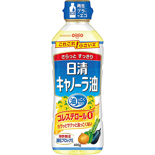 日清オイリオ　キャノーラ油（400ｇ）×10個