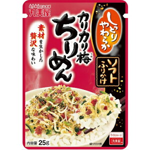 丸美屋 ソフトふりかけ 梅ちりめん 袋25g×10個×2セット