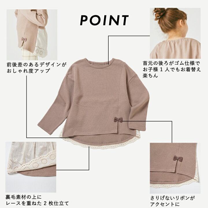 楽天市場】【 SALE 40%OFF】 バック レース トレーナー | キッズ 