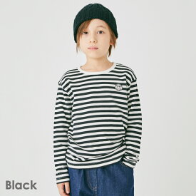 ボーダー Tシャツ | キッズ ベビー 子供 子供服 キッズ服 女の子 ガールズ 男の子 ボーイズ 秋 秋服 秋物 長袖 トップス 長袖t ロンt ロンティー 長袖tシャツ 長袖トップス カットソー 保育園 綿 コットン 普段着 普段使い 24AW 233173001