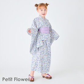 ワンピース にもなる 浴衣 | キッズ ベビー 子供 子供服 キッズ服 女の子 夏 夏服 夏物 セパレート 2way 3点セット 上下セット キッズ浴衣 子供浴衣 ゆかた 帯 兵児帯 お祭り 夏祭り 花火大会 和服 和装 総柄 花柄 綿 コットン 綿100 簡単 25SS 242337013