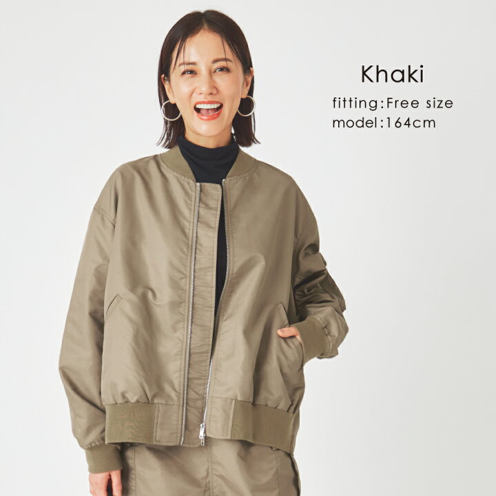楽天市場】レディース 洗える MA-1 ジャケット | ママ 婦人 婦人服 MA1 