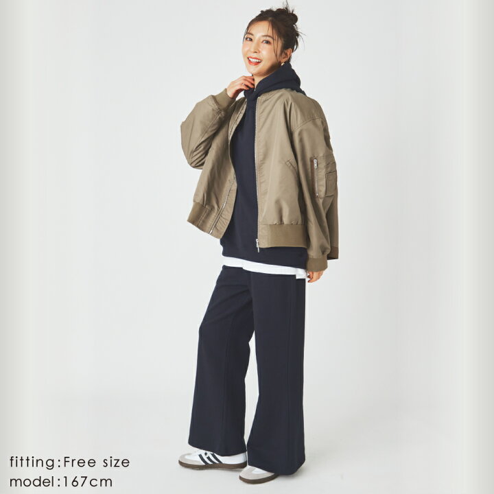 楽天市場】レディース 洗える MA-1 ジャケット | ママ 婦人 婦人服 MA1 