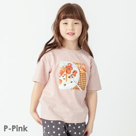 【送料無料】プリント半袖Tシャツ| キッズ ベビー 子供 子供服 キッズ服 女の子 男の子 春服 春物 夏服 夏物 トップス tシャツ ティーシャツ プリント 保育園 半袖tシャツ 半袖ティーシャツ キッズトップス パステル 綿 コットン 綿100 24SS