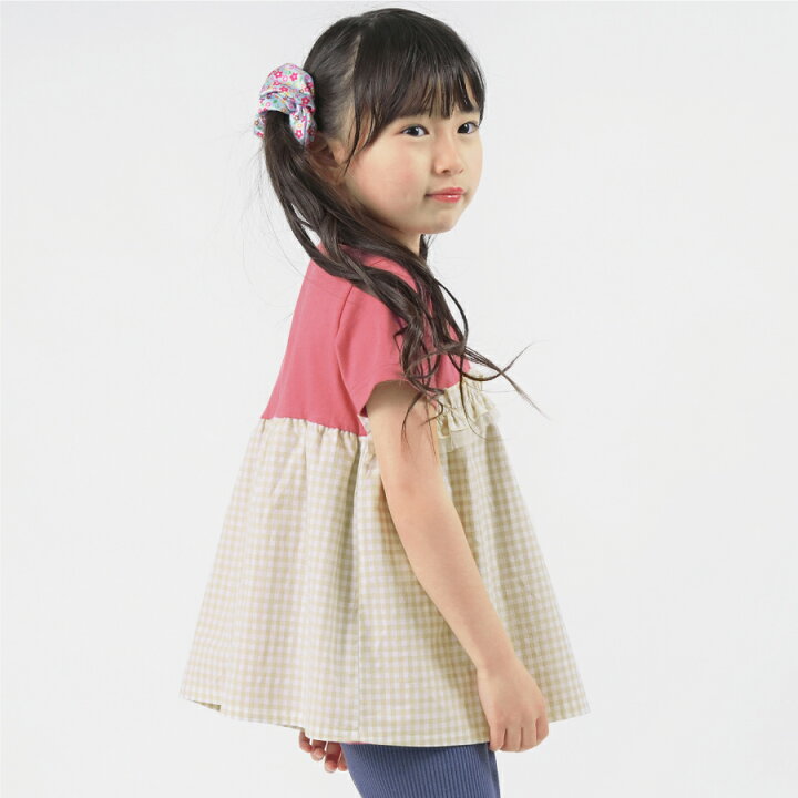 楽天市場】【 SALE 30%OFF 】チェック柄フリルトップス| キッズ ベビー 