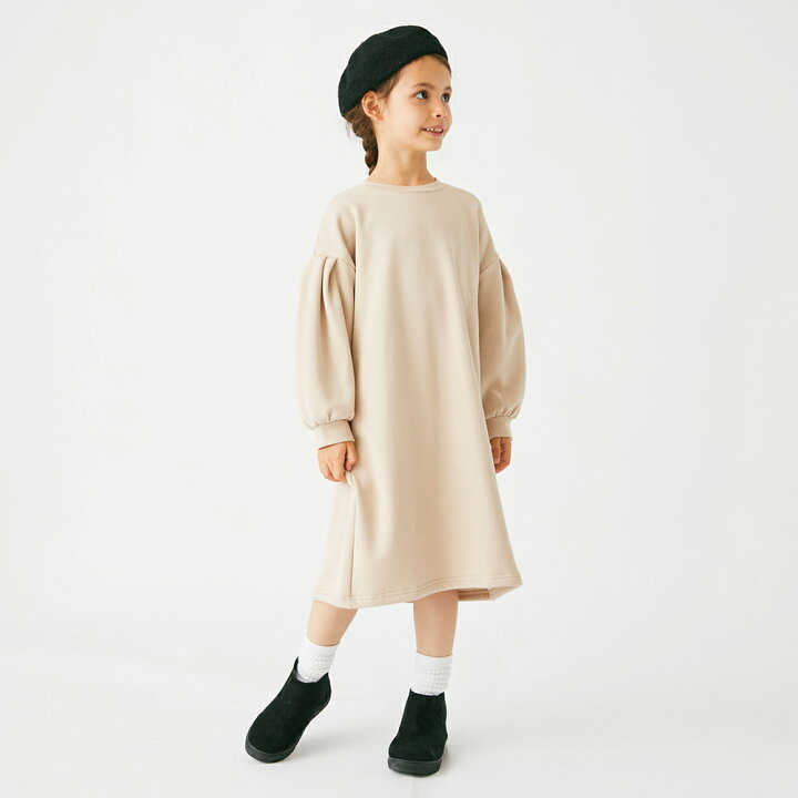 楽天市場】【 SALE 29%OFF】裏起毛 背中チェックワンピース| キッズ  