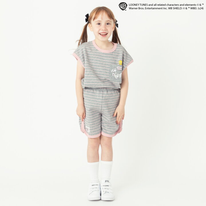 楽天市場】ルーニー・テューンズ ボーダーセットアップ | キッズ 子供 