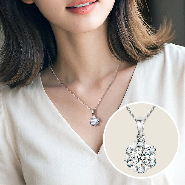 楽天市場】スワロフスキー ジュエリー ネックレス シルバー レディース 