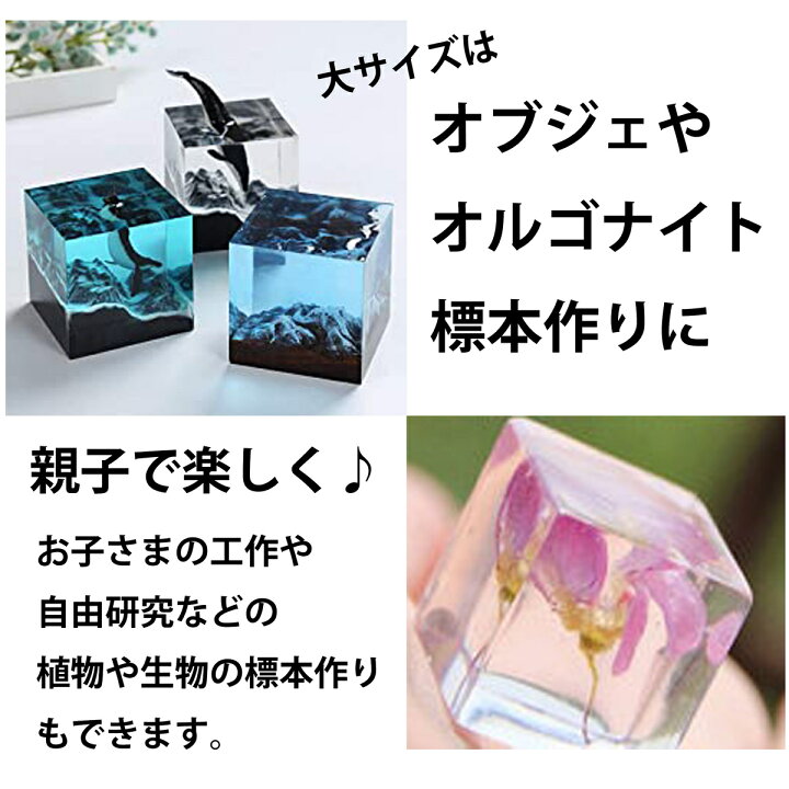 楽天市場 正方形 6個セット レジン シリコンモールド ネックレス アクセサリー パーツ 作成 Uvレジン エポキシ樹脂 樹脂粘土 オルゴナイト 型 抜き型 キット 道具 ハンドメイド専門店エバーガーデン