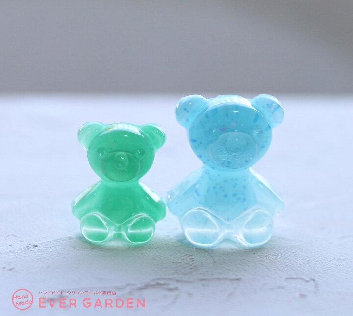 楽天市場】くま 2サイズセット シリコンモールド レジン ミニ 小さい  