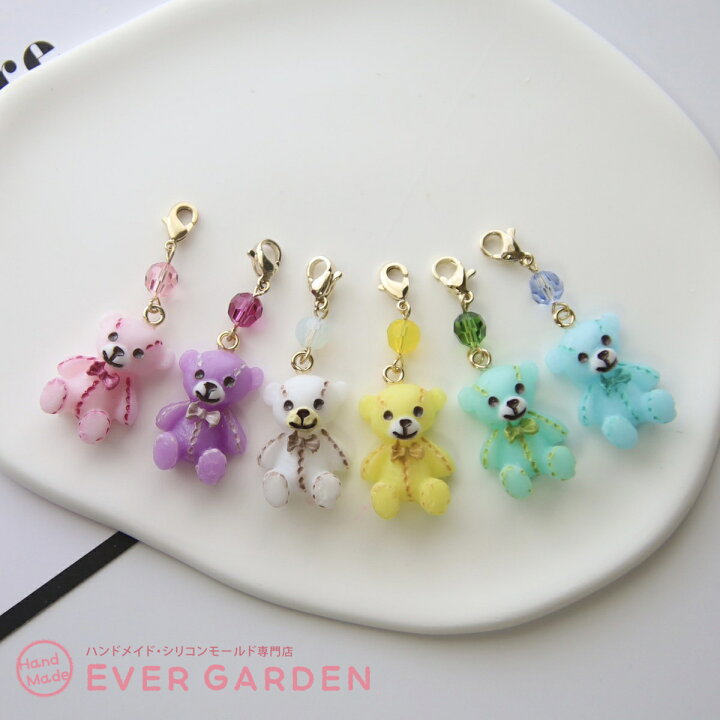 楽天市場】シリコンモールド くま 小さい クマ ミニ 熊 動物 レジン 