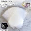 ppシート フィルム 20枚セット シャカシャカ シリコンモールド レジン シール帳 L判 プラシート プラ板 透明シート シ…