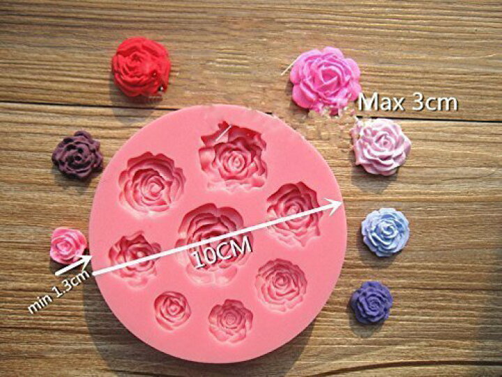 楽天市場 バラ 8個 薔薇 シリコンモールド レジン 手作り 石鹸 キャンドル 粘土 レジン シリコン モールド シリコン 型 抜き型 かわいい モールド 雑貨 レジンクラフト デコ パーツ オルゴナイト 型 シリコン セール ハンドメイド専門店エバーガーデン