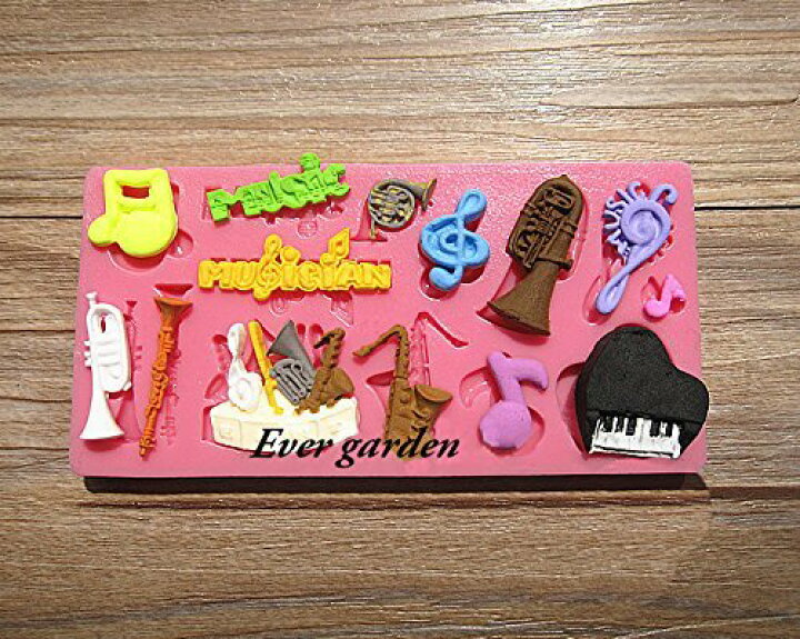 楽天市場 楽器 いろいろ シリコンモールド レジン 手作り 石鹸 キャンドル 粘土 バスボム レジン シリコン モールド シリコン 型 抜き型 ハンドメイド 制作 新入荷 シリコンプレート 型取り オルゴナイト 型 シリコン 型 ハンドメイド専門店エバーガーデン