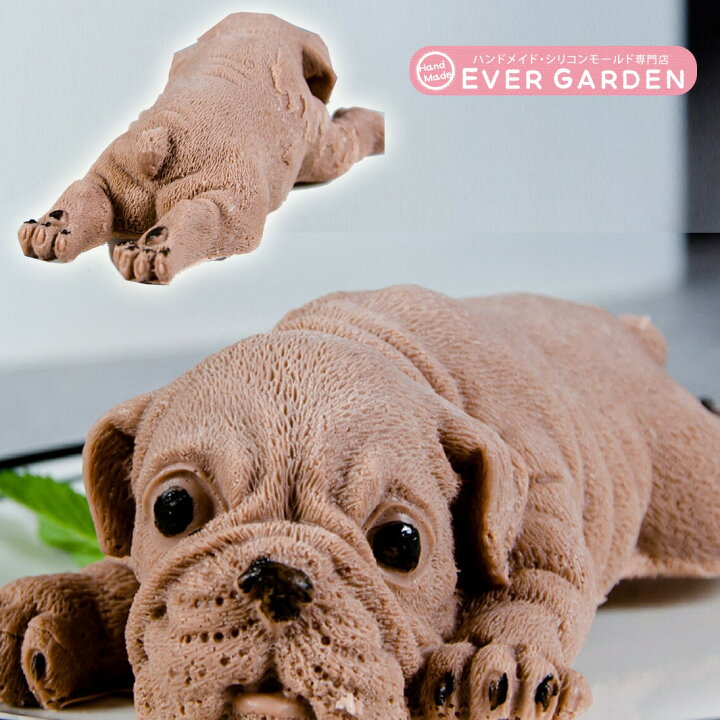 楽天市場 ブルドッグ 犬 動物 シリコンモールド レジン アロマストーン 手作り 石鹸 キャンドル 樹脂 粘土 オルゴナイト 型 抜き型 ハンドメイド専門店エバーガーデン