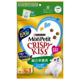 モンプチ　クリスピーキッス　総合栄養食　とびきり　贅沢おさかな味　126g