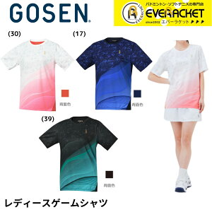 【LINE追加で5%OFFクーポン配布中】ゴーセン GOSEN ウエア ウェア レディースゲームシャツ T2503 バドミントン・テニス・ソフトテニス