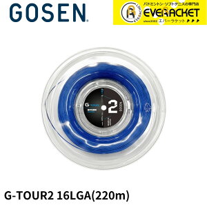 �yLINE�ǉ���5%OFF�N�[�|���z�z���z�S�[�Z�� GOSEN �e�j�X�X�g�����O�@�K�b�g G-TOUR2 16L TSGT212 �d���e�j�X 220m