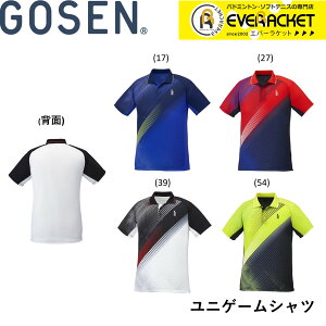 【LINE追加で5%OFFクーポン配布中】【在庫限り40%OFF】ゴーセン GOSEN ウエア ウェア ゲームシャツ T1940 バドミントン ソフトテニス ユニフォーム